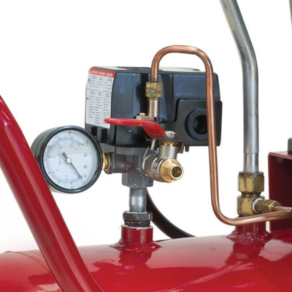 Compresor Lubricado 1 Etapa 2 HP 127/220V con Tanque de 108 lts EVANS