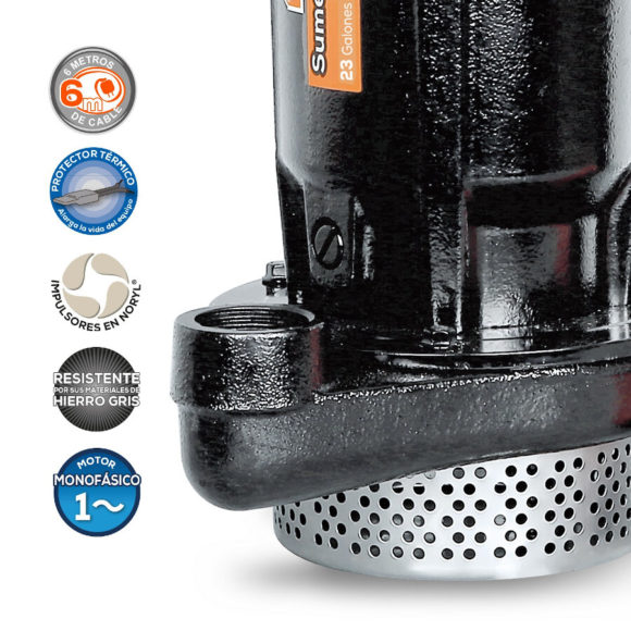 Bomba Sumergible Domestica 1HP EVANS